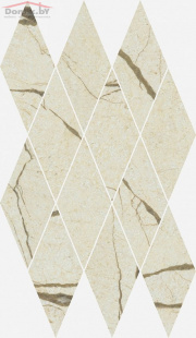 Плитка Italon Шарм Делюкс Крим Ривер даймонд мозаика люкс (28x48)